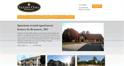 Desktop Screenshot of goldenoaksapartments.com